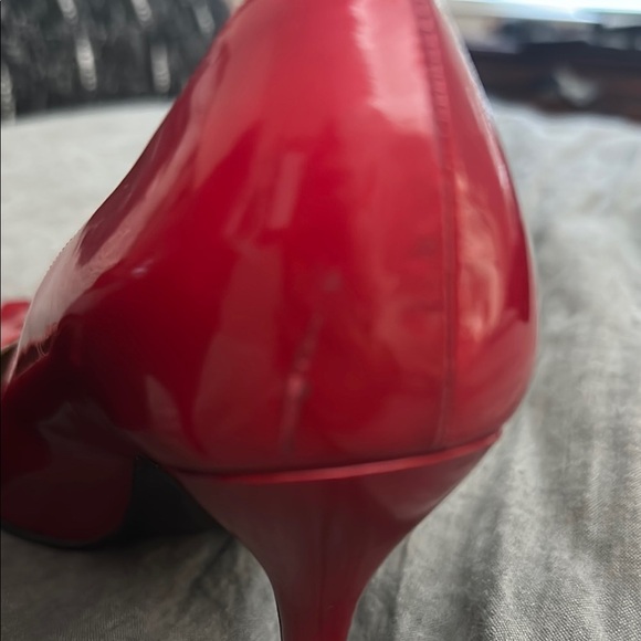 Stuart Weitzman Glossy Red Heels - Picture 5 of 8